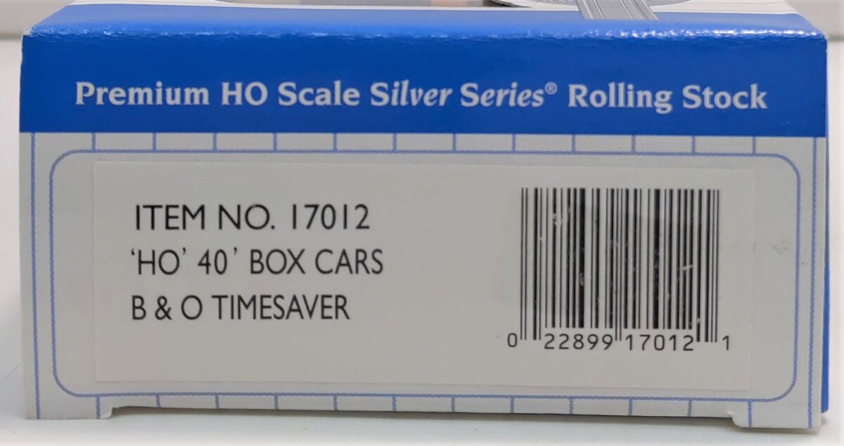 Bachmann 17012 HO Baltimore & Ohio Timesaver 40' Box Car #467109