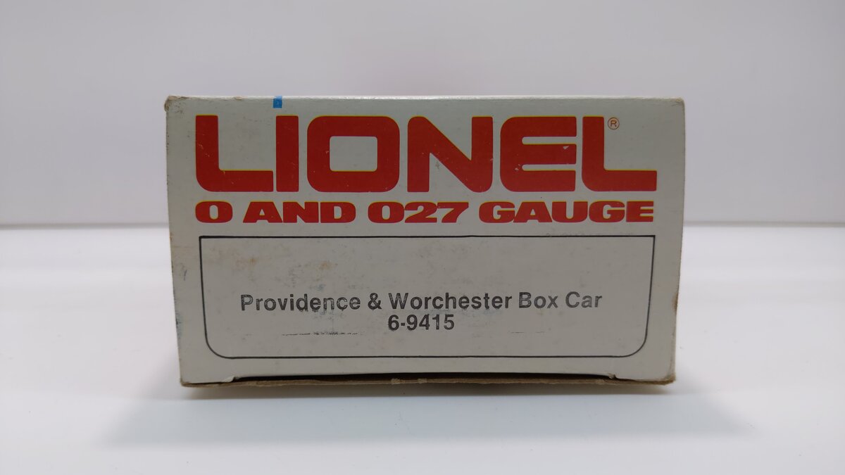 Lionel 6-9415 O Gauge Providence & Worcester Boxcar