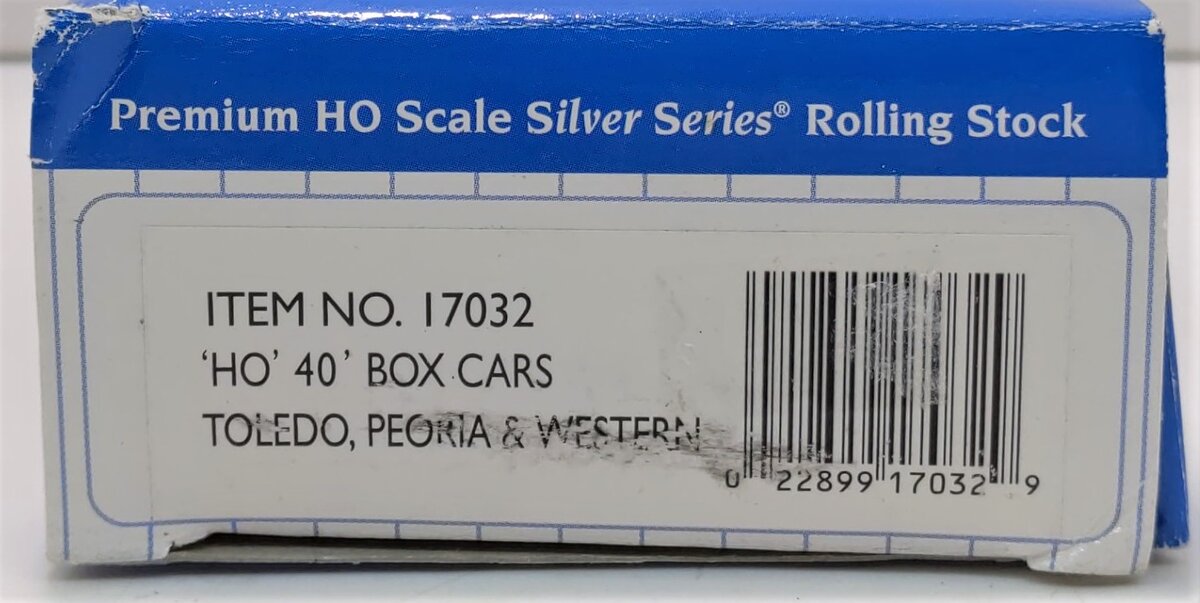 Bachmann 17032 HO Scale Toledo, Peoria & Western 40' Boxcar #608