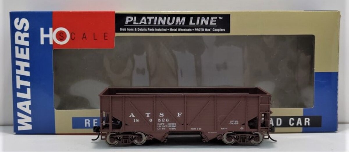 Walthers 932-42301 HO ATSF War Hopper #180526