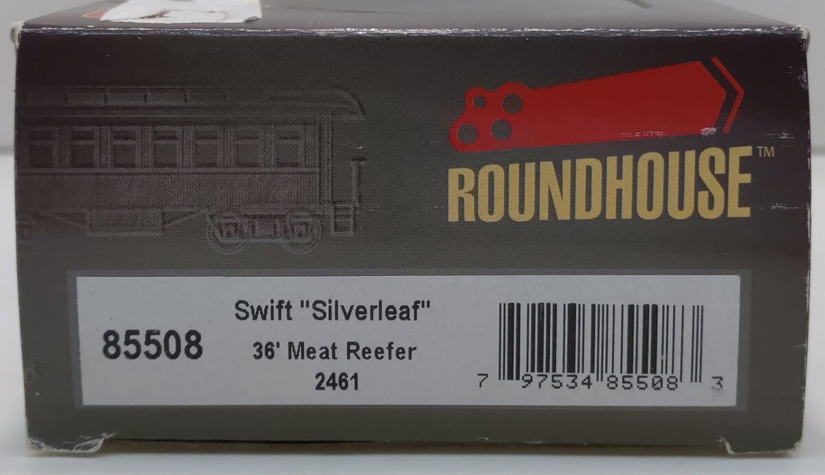 オベサ鉄甲 Roundhouse 85508 HO Swift Silverleaf 36' Meat Reefer #2461