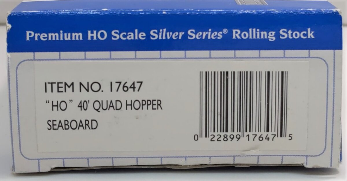 Bachmann 17647 HO Seaboard 40' Quad Hopper