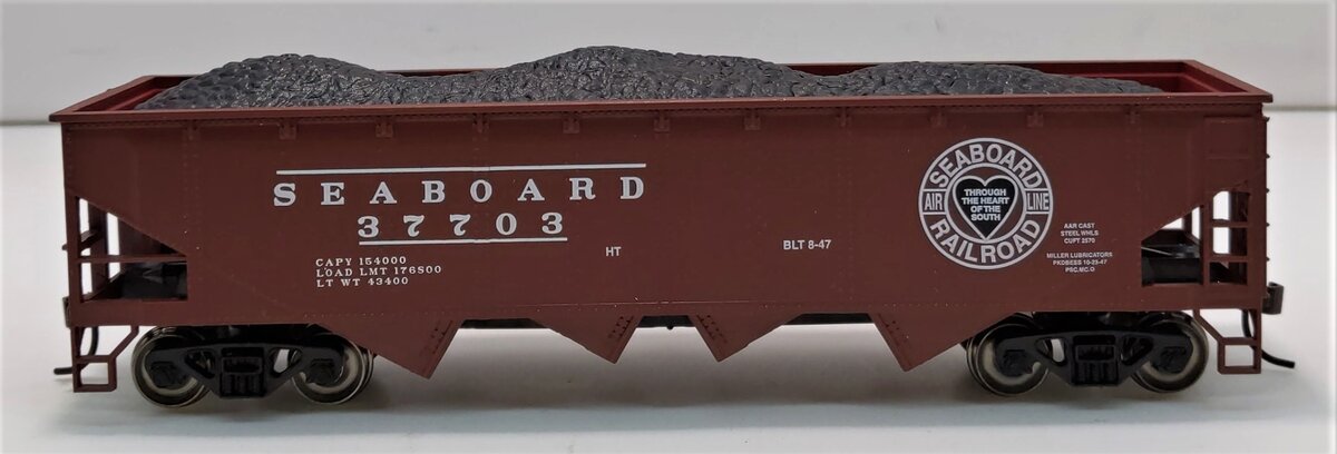 Bachmann 17647 HO Seaboard 40' Quad Hopper