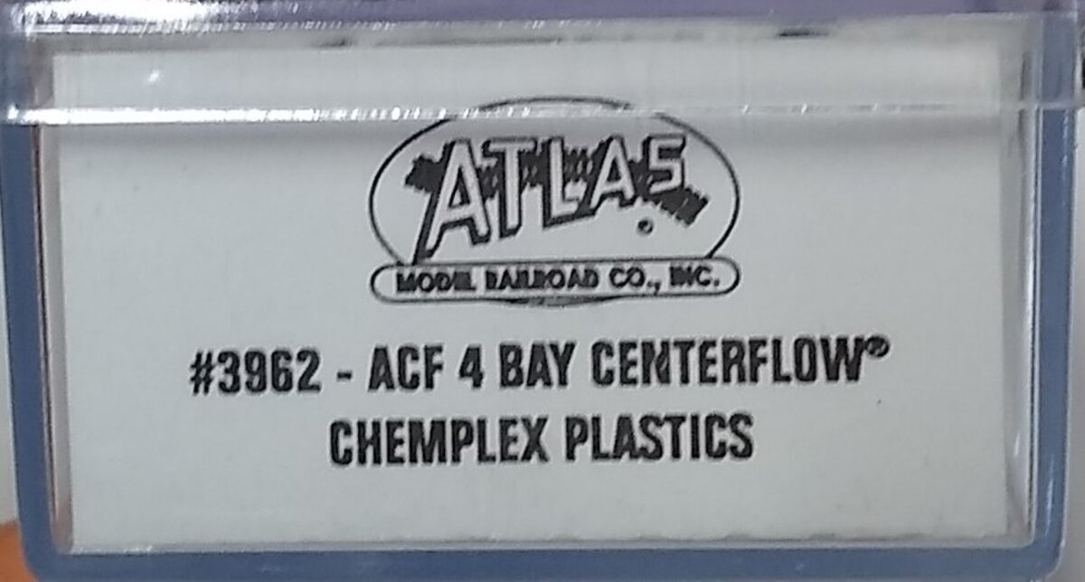Atlas 3962 N Scale Chemplex Plastics 4-Bay Hopper
