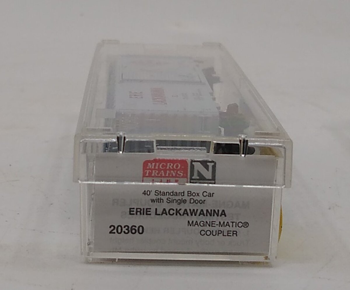 Micro-Trains 02000360 N Scale Erie Lackawanna 40' Single Door Boxcar #74632
