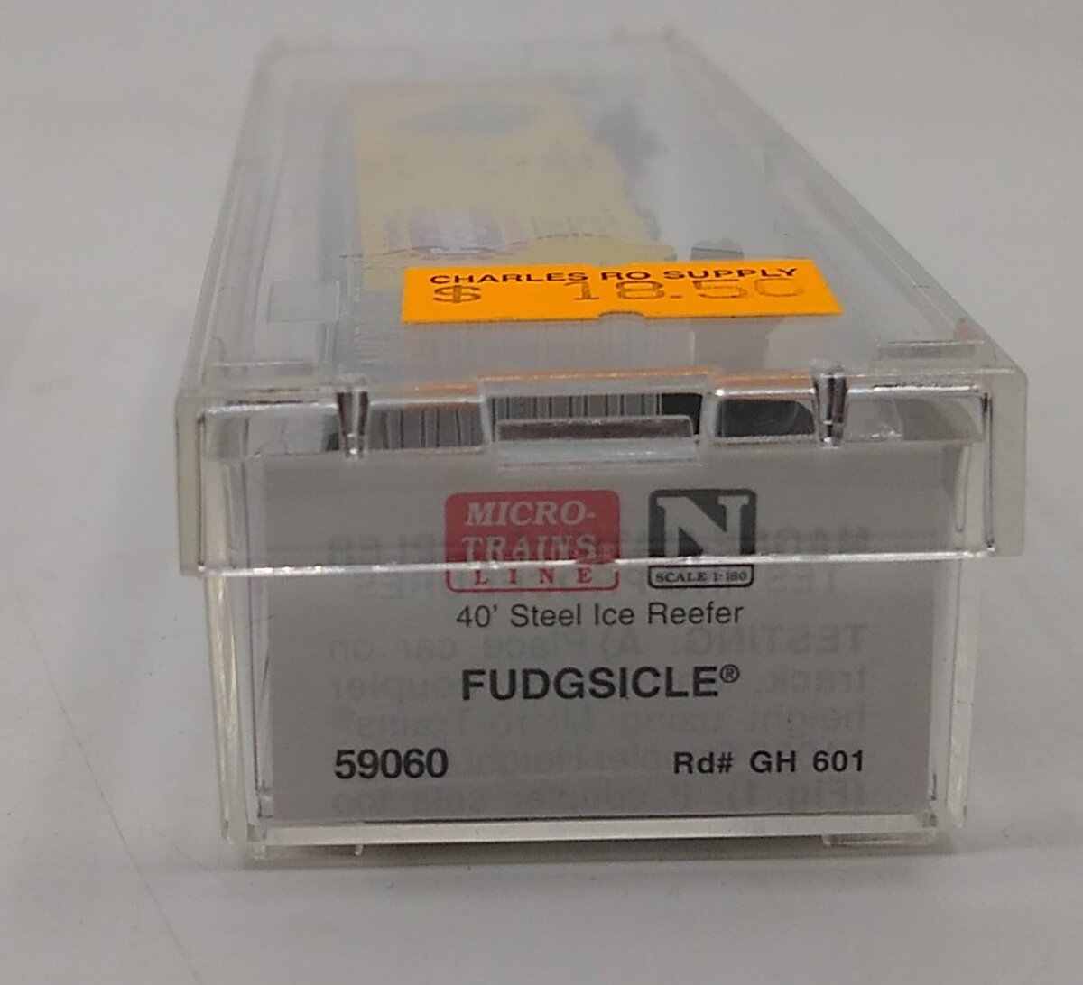 Micro-Trains 05900060 N Scale Fudgsicle 40' Steel Side Ice Reefer #601