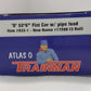 Atlas 933-1 O Gauge New Haven 52'6" Flatcar w/Pipe Load #17208 (3 Rail)