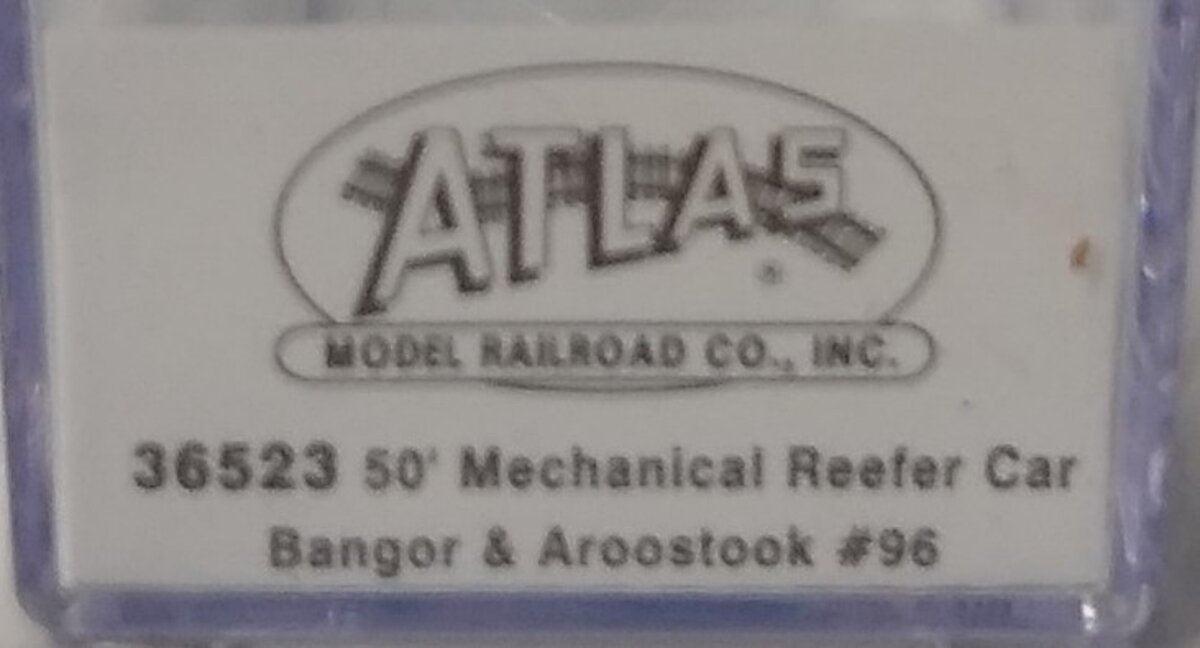 Atlas 36523 N Scale BAR 50' Reefer #3
