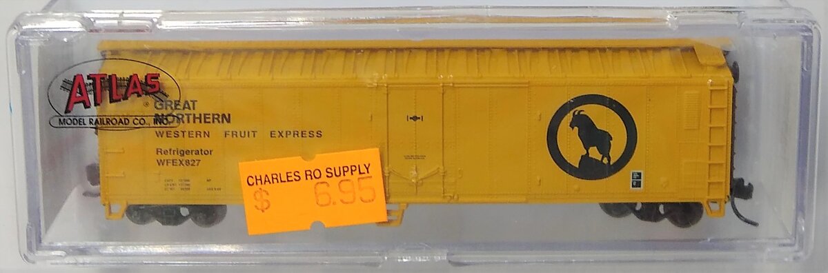 Atlas 36733 N Scale Western Fruit Express 50' Reefer #827