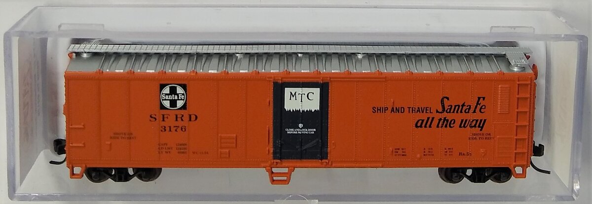 Atlas 36674 N Scale Santa Fe 50' Reefer #3176