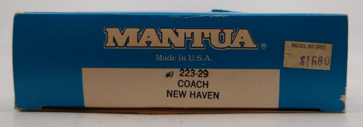 Mantua 223-29 HO New Haven Coach Passenger Car