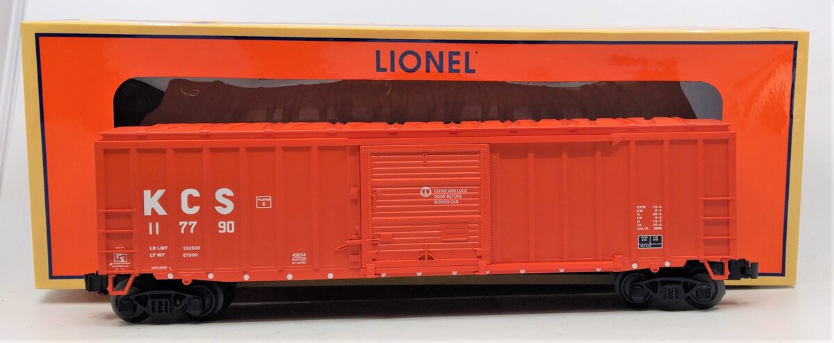 Lionel 2043034 O Kansas City Southern 50' Boxcar #117790