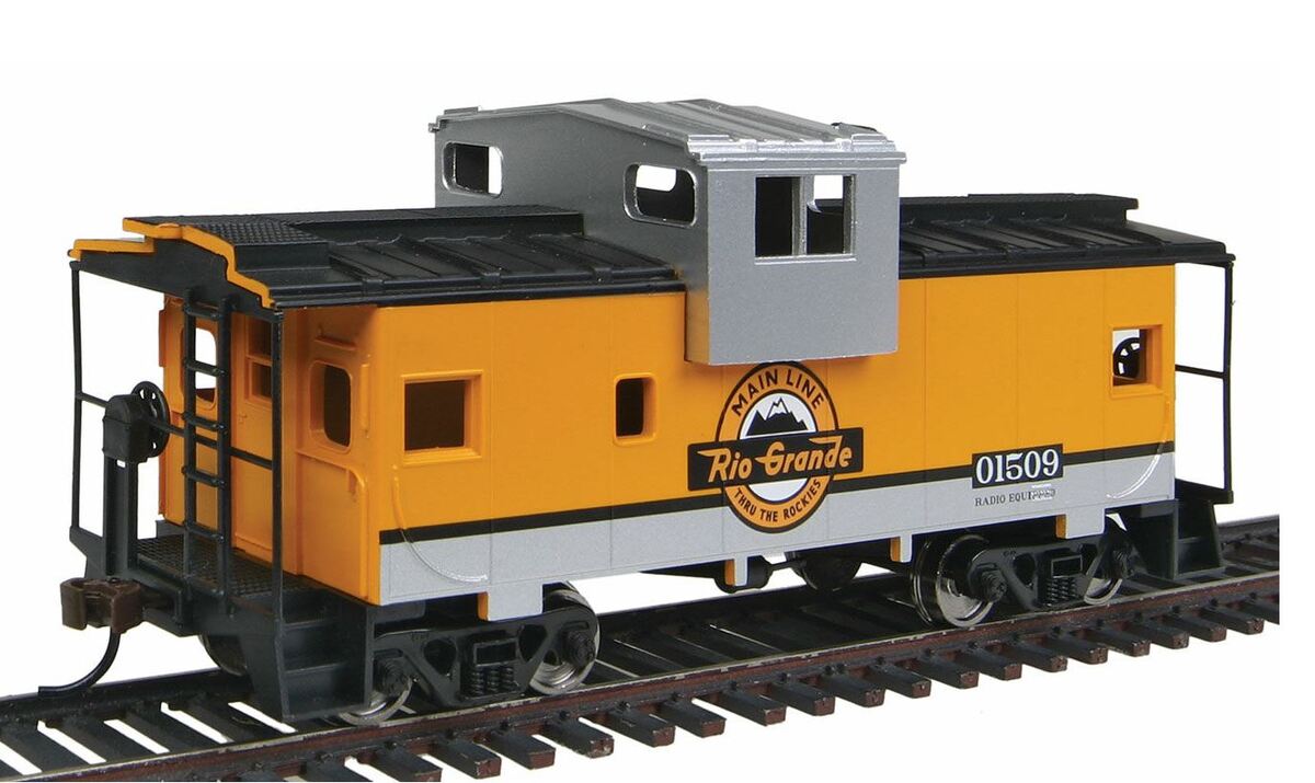 Walthers 931-1529 Ho Rio Grande Wide-Vision Caboose #01509