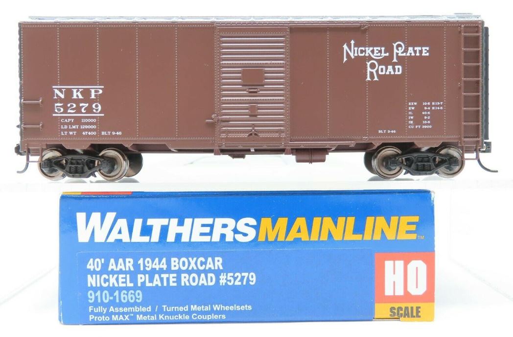 Walthers 910-1669 HO Nickel Plate Road 40' AAR 1944 Boxcar - Ready to Run #5279