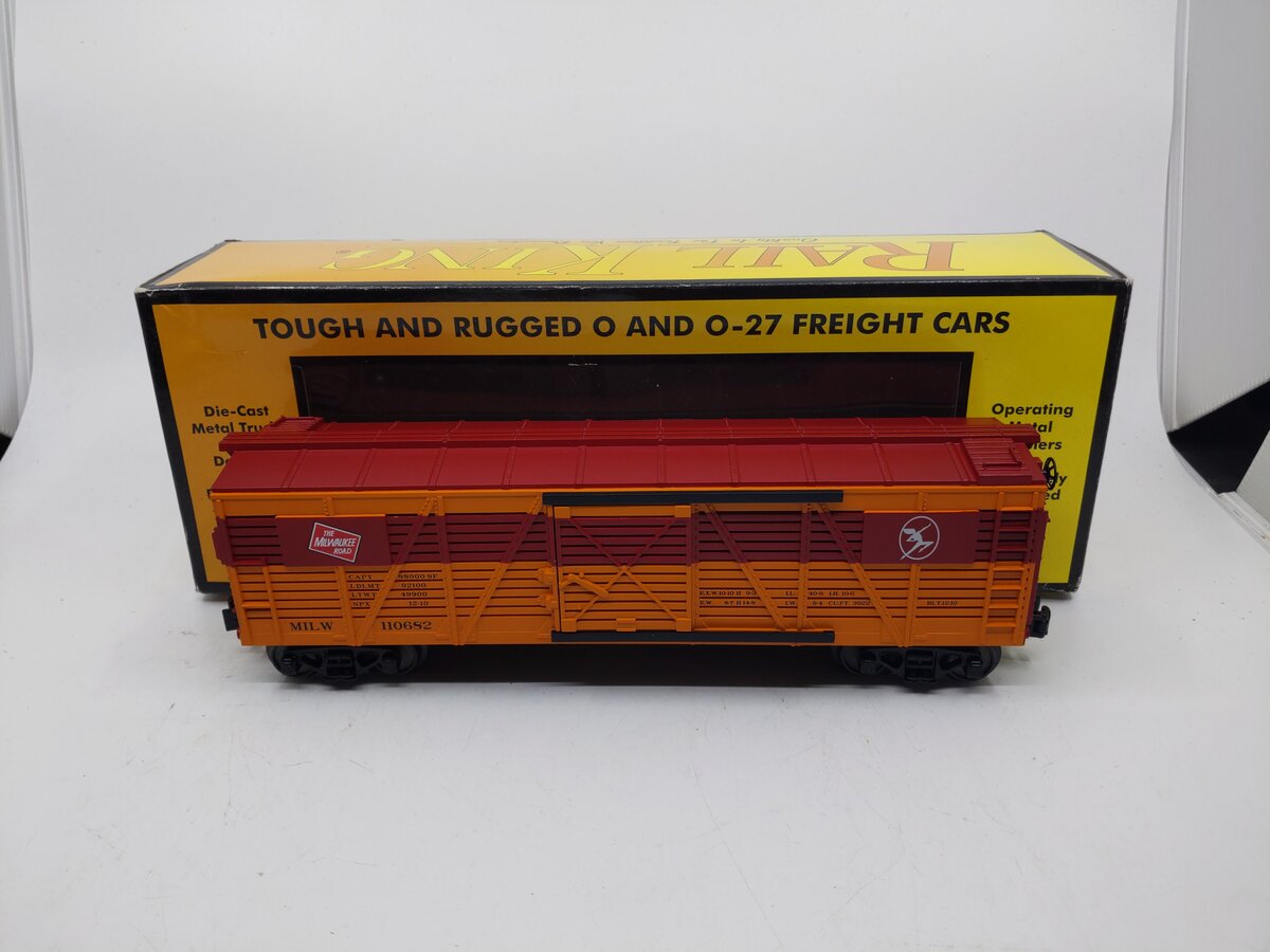 MTH 30-7187 O Milwaukee Road Stock Car #110682