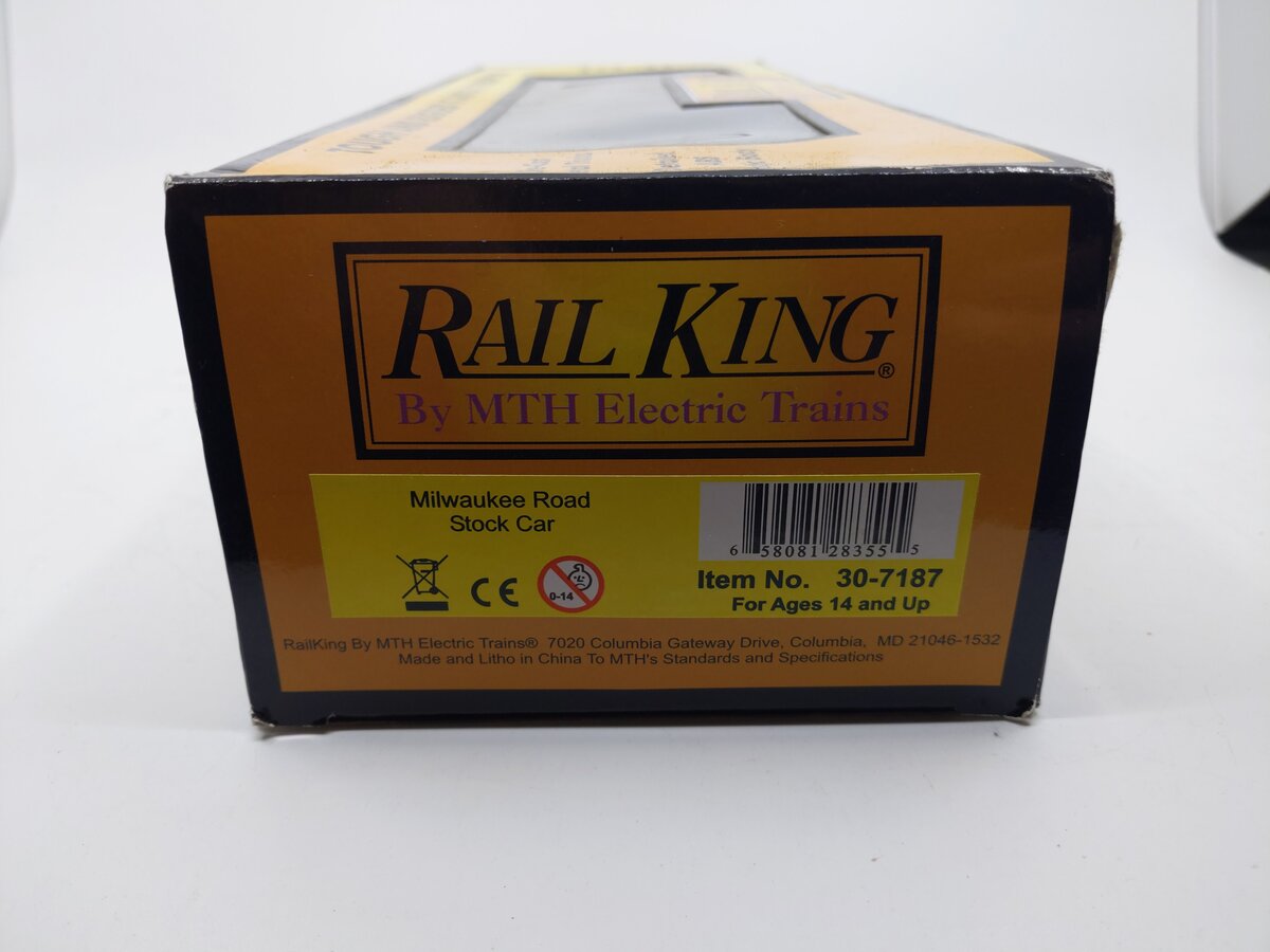 MTH 30-7187 O Milwaukee Road Stock Car #110682
