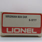 Lionel 6-9777 O Gauge Virginian Boxcar