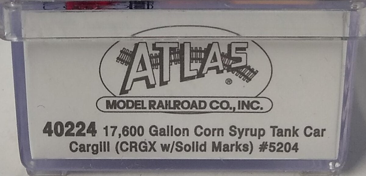 Atlas 40224 N Scale Cargill 17,600 Gallon Tankcar #5204