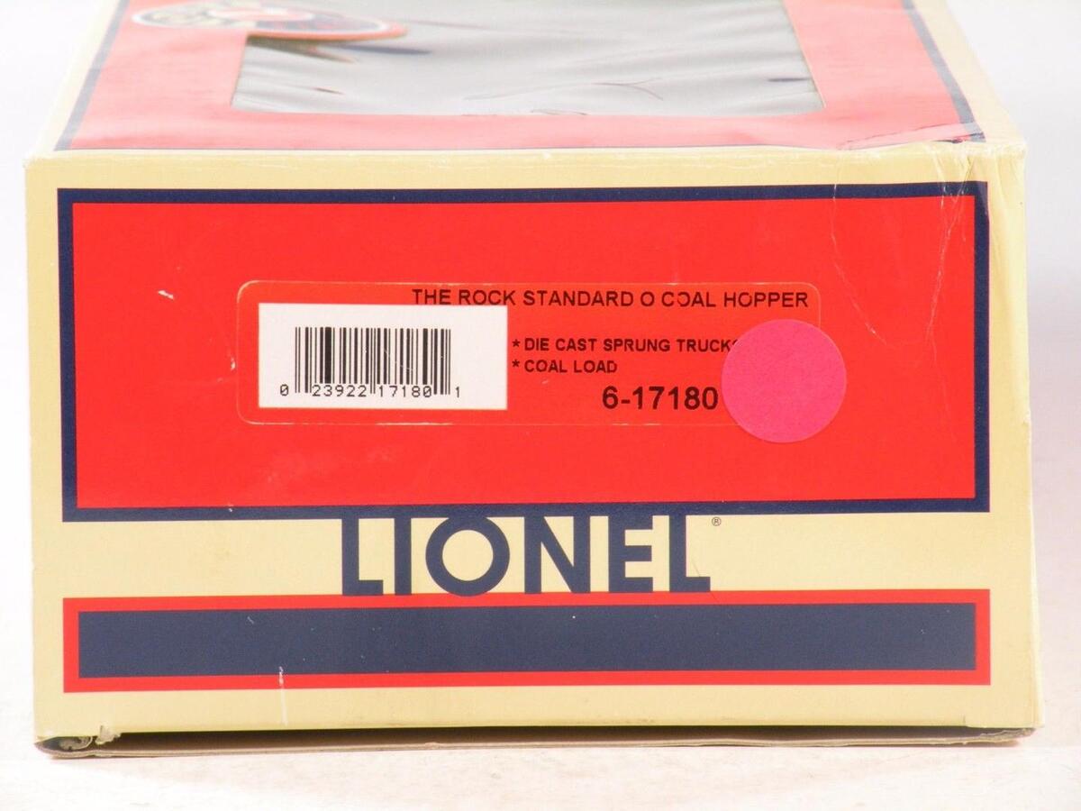 Lionel 6-17180 O Gauge Rock Island 3-Bay Standard Hopper #700665 w/ Coal Load