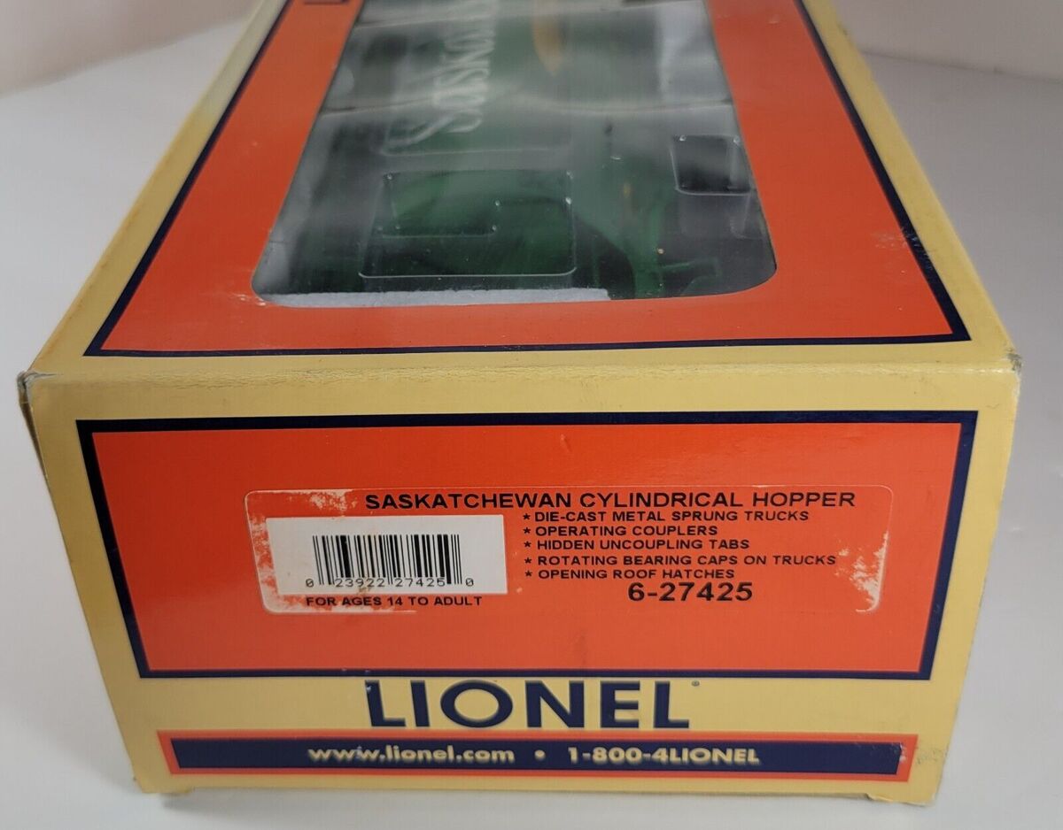 Lionel 6-27425 O Gauge Saskatchewan Cylindrical Hopper #397015