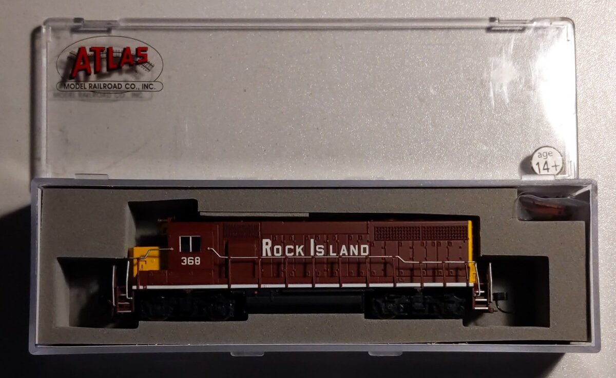 Atlas 40000243 N Scale Rock Island GP-40 Diesel Locomotive #368