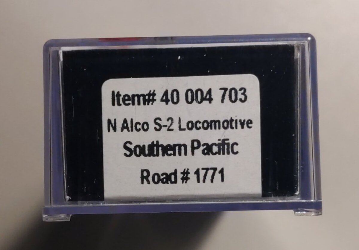 Atlas 40004703 N Scale Southern Pacific Alco S-2 Diesel Locomotive #1771 w/DCC