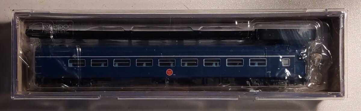 Rapido Trains 505031 N Scale Missouri Pacific Dayniter Leg-Rest Coach #470