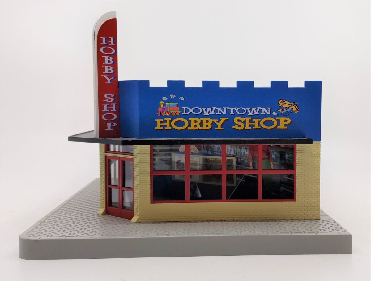 MTH 30-90451 O Downtown Hobby Single Story Opposite Corner Store