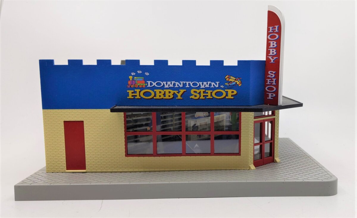 MTH 30-90451 O Downtown Hobby Single Story Opposite Corner Store