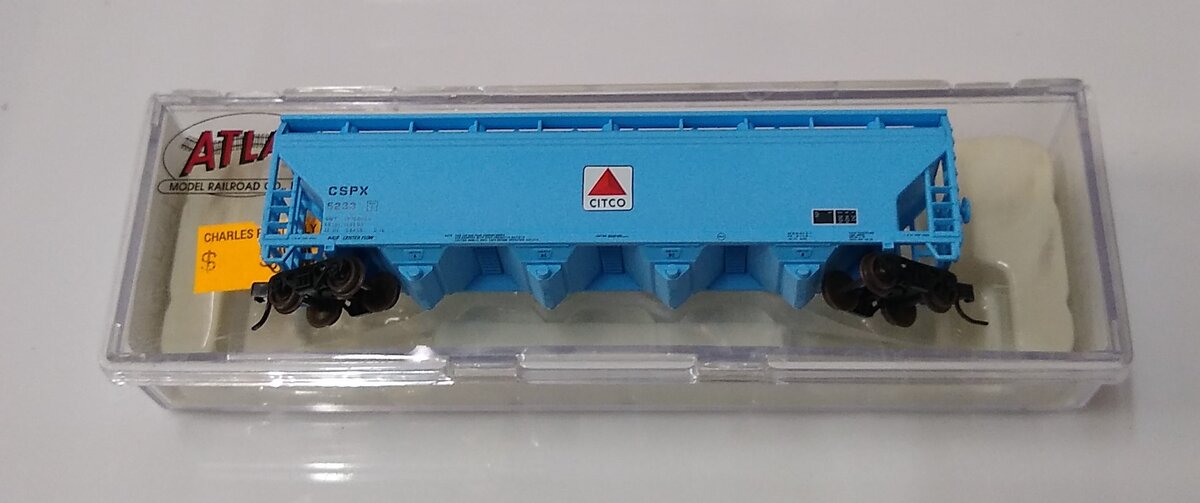 Atlas 39652 N Scale Citgo Centerflow Hopper #5233