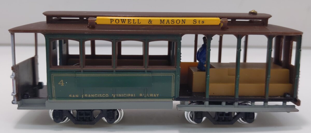 2 Classic Streetcars 1043834 HO Desire Trolly & Amp San Francisco Cable Car