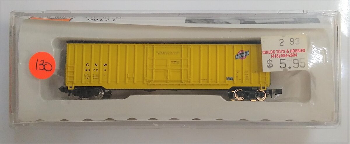 Con-Cor 147101 N Scale 50' Rib box car CNW