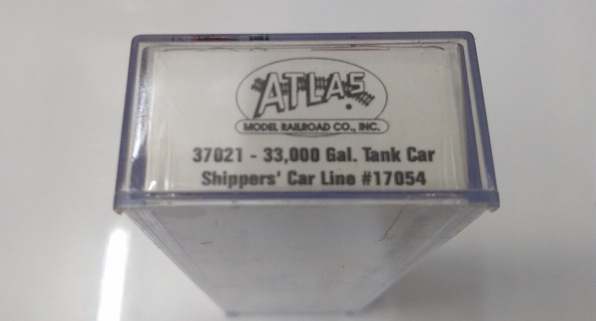 Atlas 37021 N Scale Shipper's Car Line 33,000 Gallon Tank Car #17054