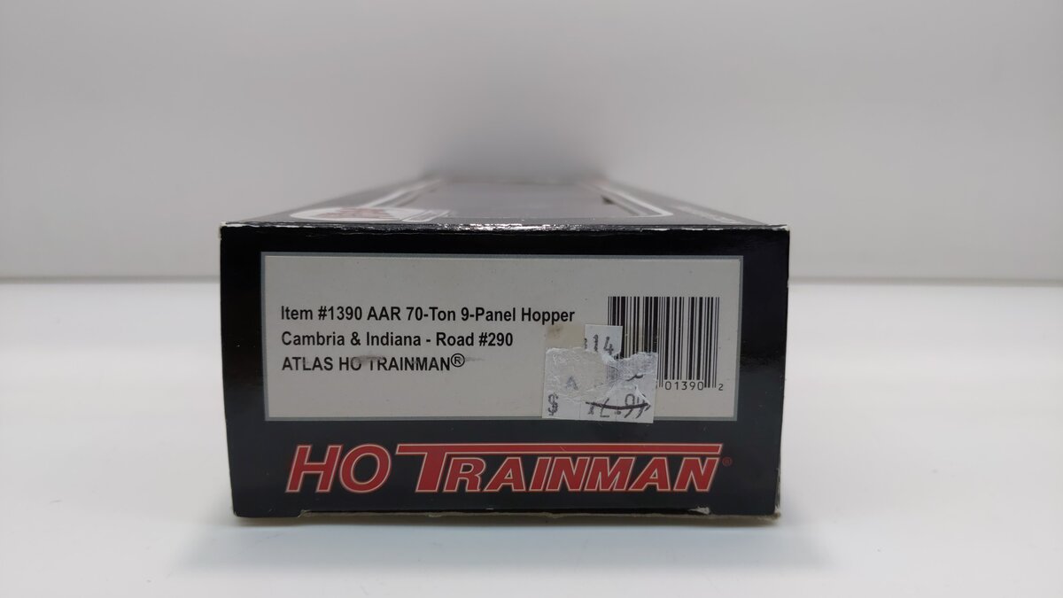 Atlas 1390 HO Cambria & Indiana 70 Ton 3-Bay Hopper #290