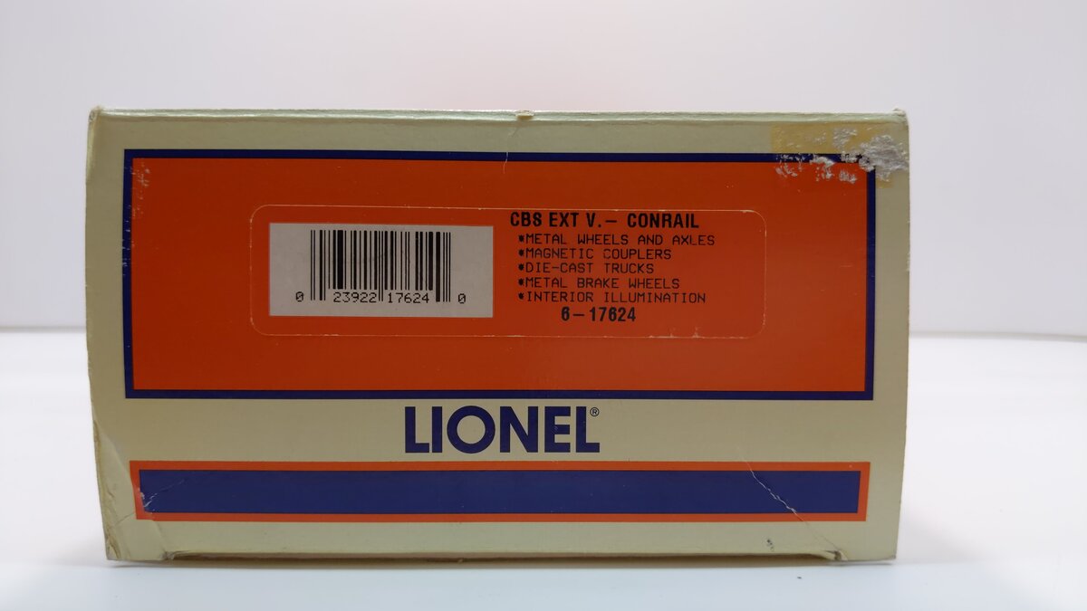 Lionel 6-17624 O Gauge Conrail Extended Vision Caboose #22133