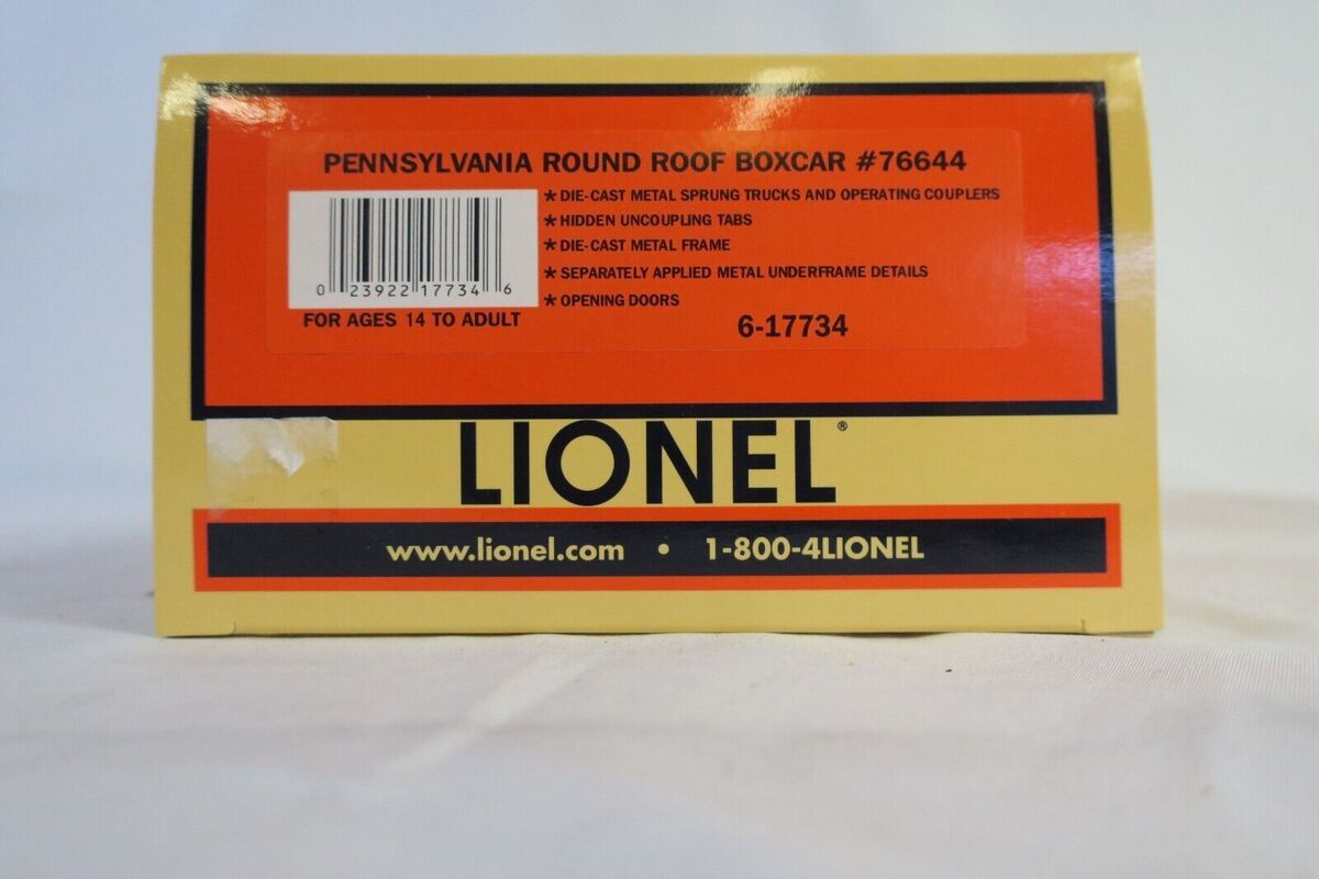 Lionel 6-17734 Pennsylvania Round Roof Boxcar #76644