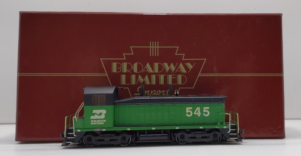 Broadway Limited 634 HO Burlington Northern Diesel EMD NW2 Phase V Switcher #545
