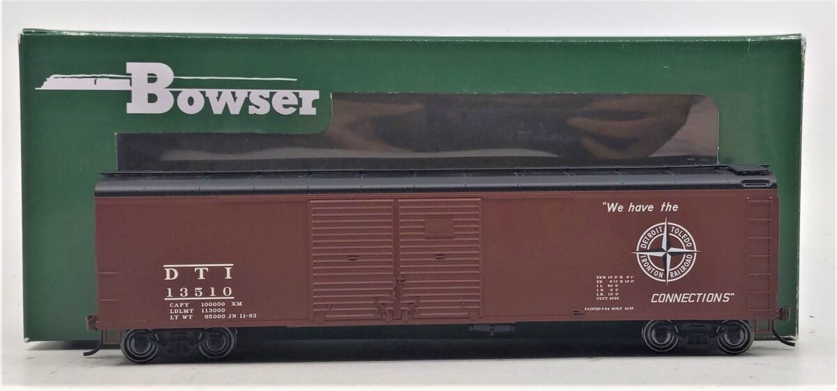 Bowser 41622 HO Detroit Toledo Ironton X32 Boxcar #13510
