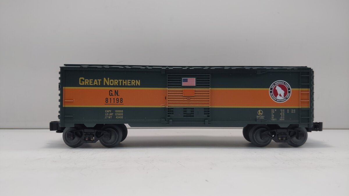 Lionel 6-81198 O USA Great Northern Boxcar