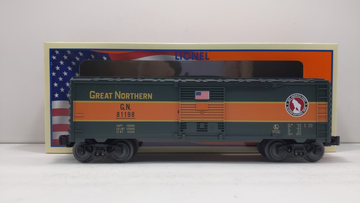 Lionel 6-81198 O USA Great Northern Boxcar