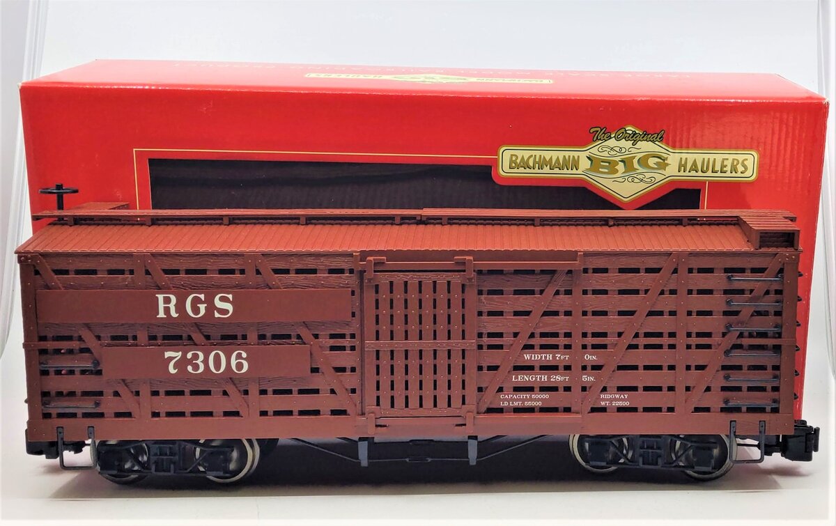 Bachmann 98142 G Scale Rio Grande Southern Stock Car #7306