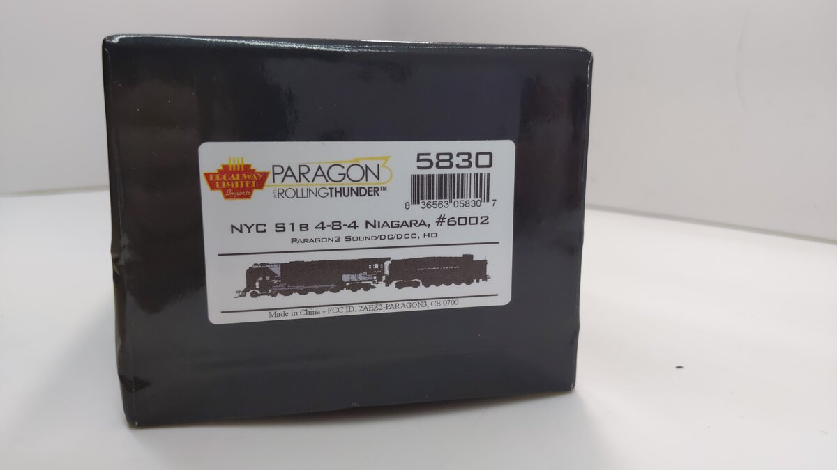 Broadway Limited 5830 HO NYC Niagara S1b 4-8-4 Steam Locomotive #6002