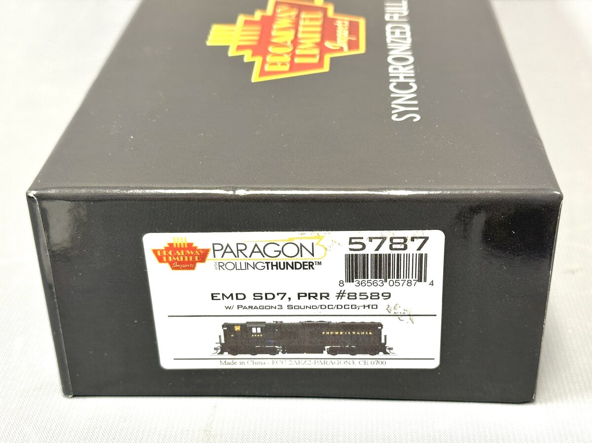 Broadway Limited 5787 HO Pennsylvania EMD SD7 Diesel Loco Sound/DC/DCC #8589