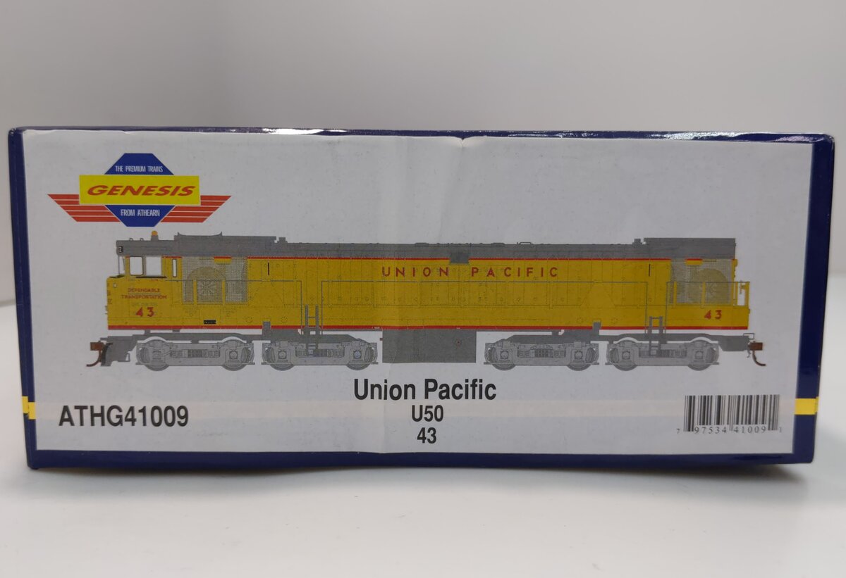Athearn G41009 HO Union Pacific U50 Diesel Locomotive #43