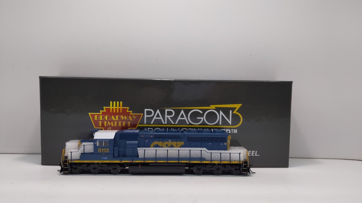 Broadway Limited 5369 HO CSX EMD SD40-2 Diesel Locomotive #8113 w/ DCC & Sound