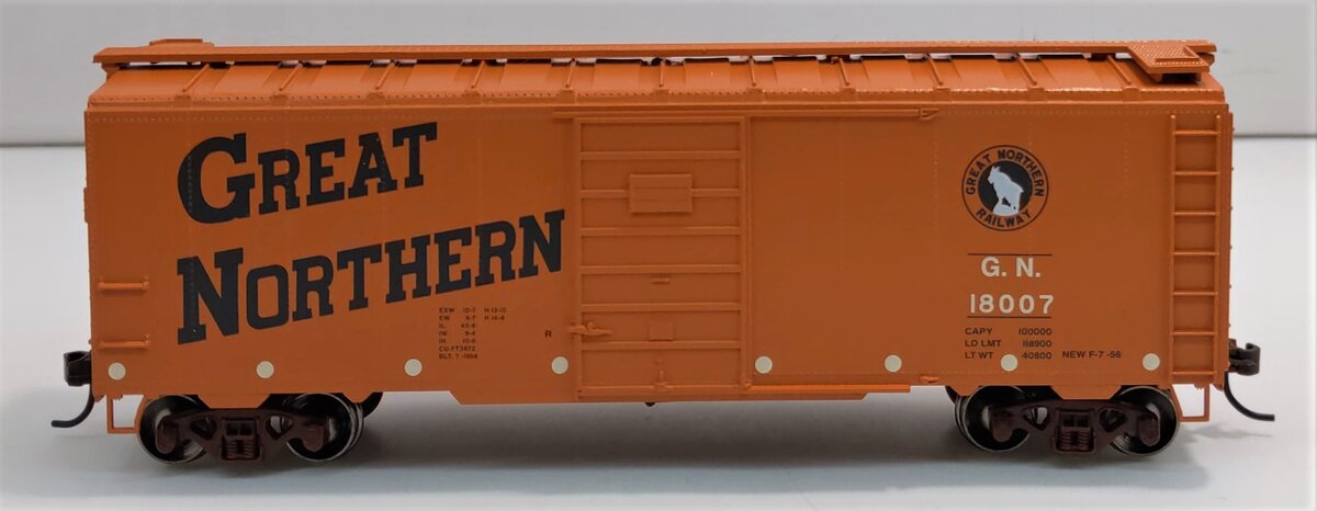 Athearn 70466 HO Scale Great Northern 40' Box Car #18007