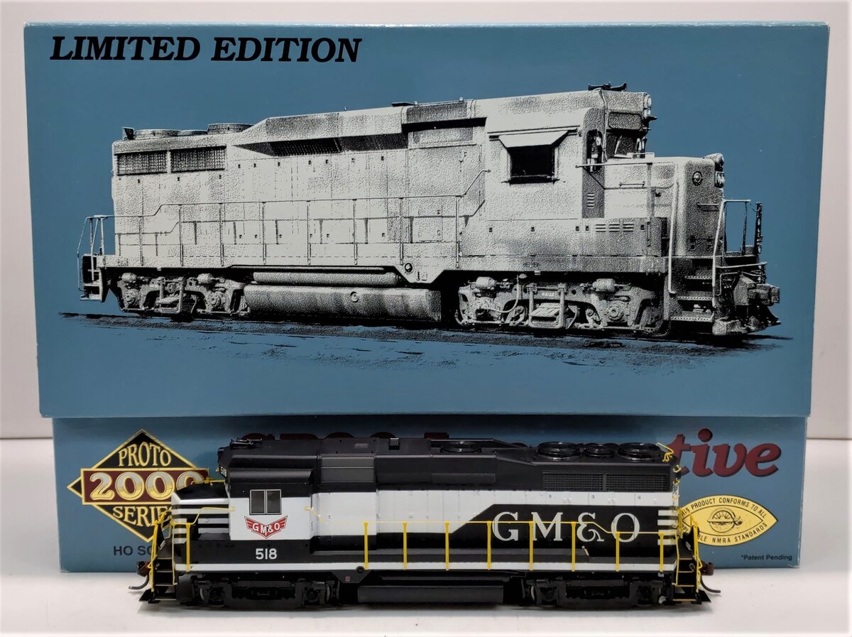 Proto 2000 23118 HO Scale Gulf, Mobile & Ohio GP30 Ph II Diesel Locomotive #518