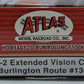 Atlas 6201-2 HO Burlington Route Extended Vision Caboose #13653