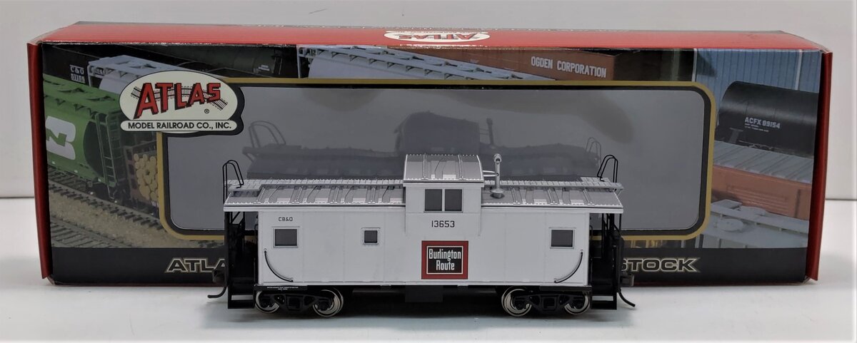 Atlas 6201-2 HO Burlington Route Extended Vision Caboose #13653