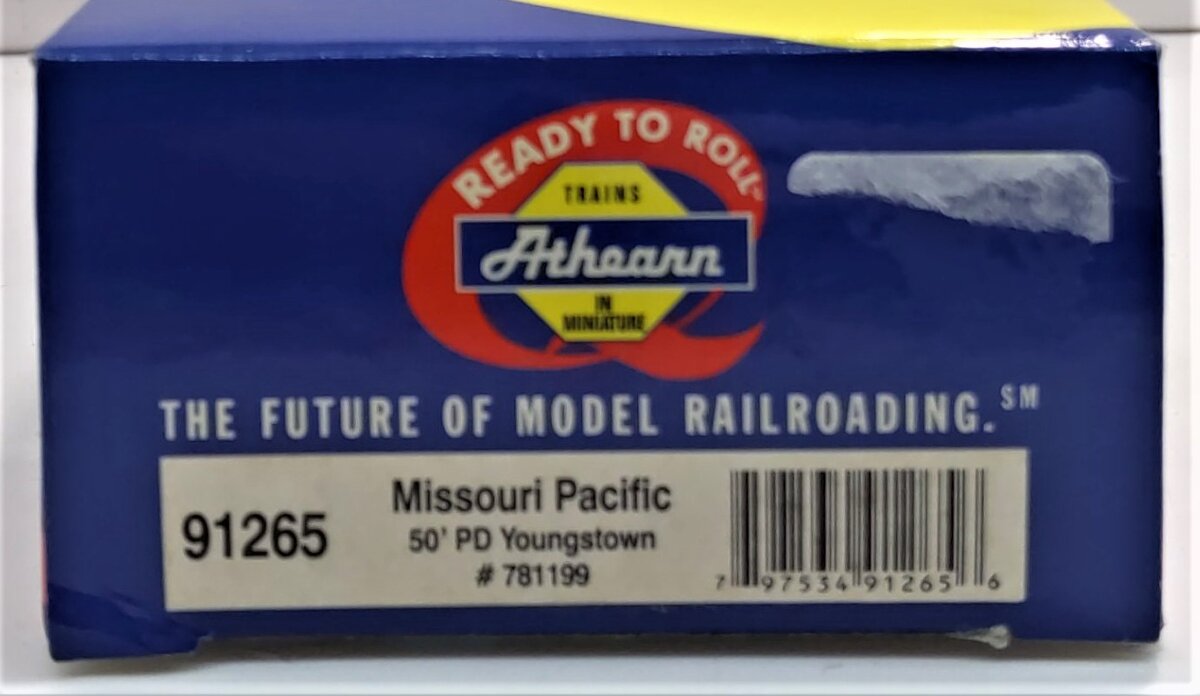 Athearn 91265 HO Missouri Pacific 50' PD Youngstown Box Car #781199